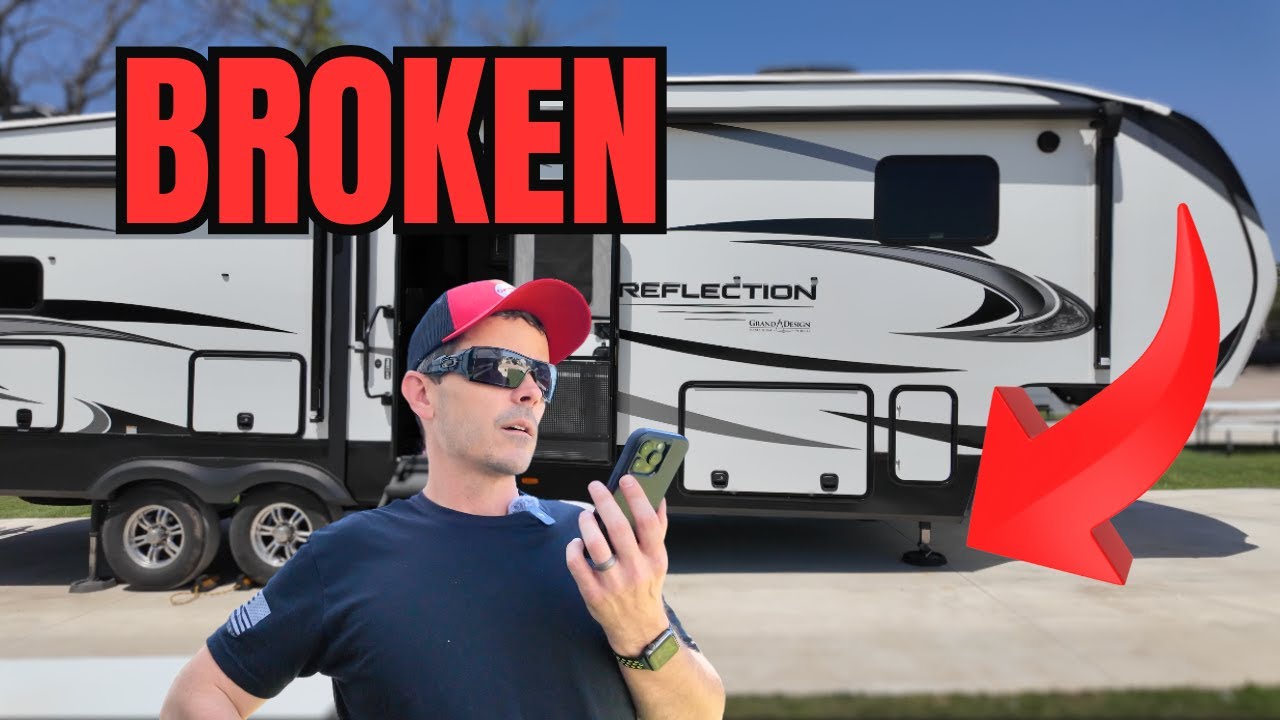 BROKEN RV LANDING GEAR JACK!