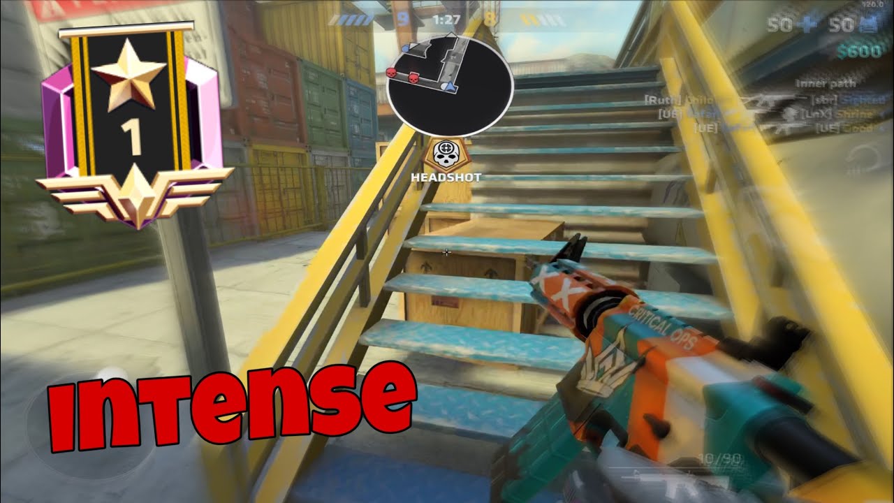 Critical Ops but THIS MATCH becomes VERY INTENSE towards the FINAL ROUNDS