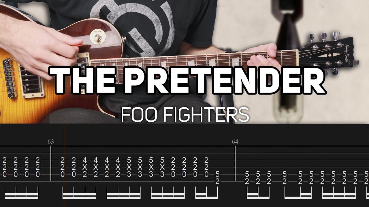 Foo Fighters - The Pretender (Guitar lesson with TAB)