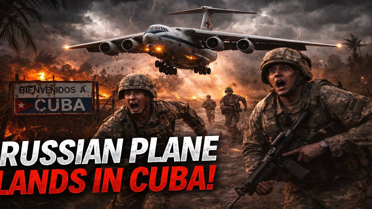 Russian Military Plane Lands In Cuba As Tensions Rise