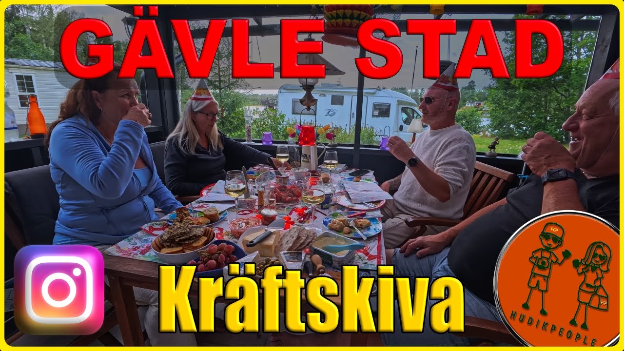 Gävle stad och Kräftskiva i Sjötorp