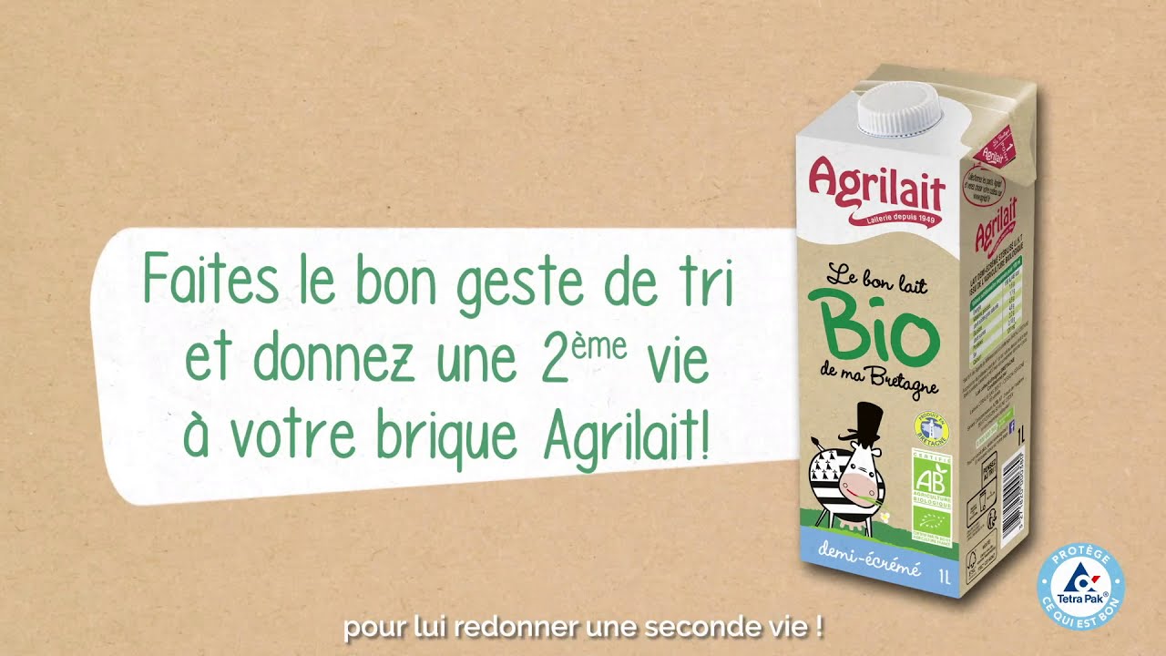 Comment est recyclée la brique Bio Agrilait ?