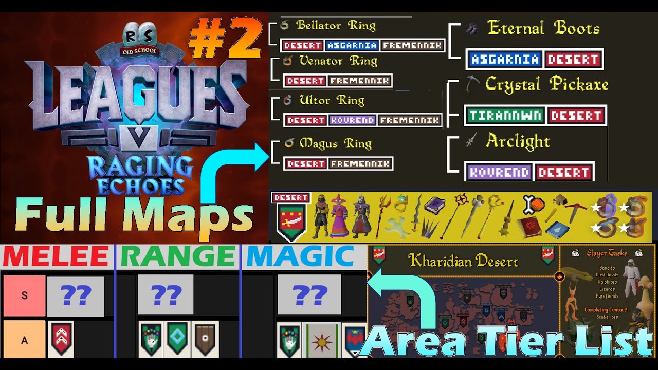 OSRS League 5 Prep Area Tier List \\ Mob Weaknesses & Combat Gears // Part 2 / 4