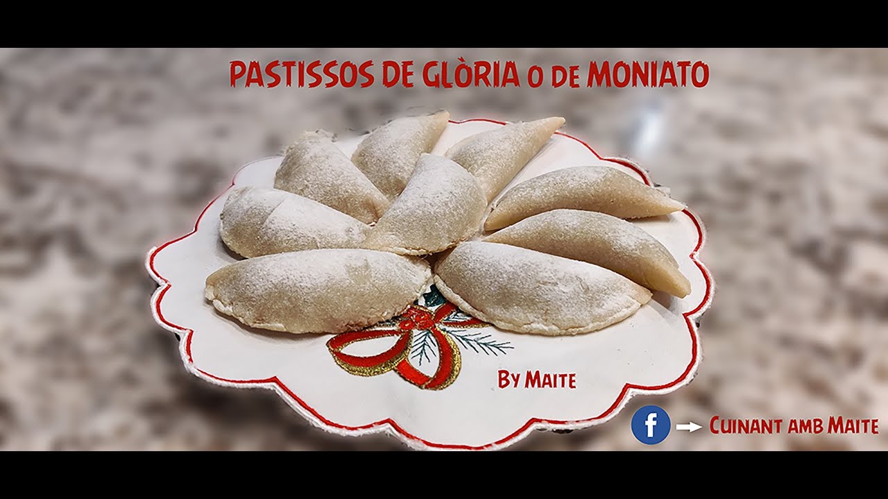 PASTISSOS DE MONIATO o DE GLÒRIA