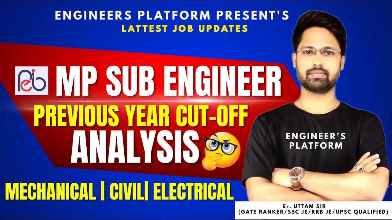 Mp sub engineer vacancy I 2500 + I must watch by Uttam sir