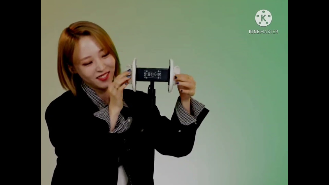 팅글인터뷰 마마무 문별 귀마사지 asmr (Tingle Interview Mamamoo Moonbyul ear-massage asmr)