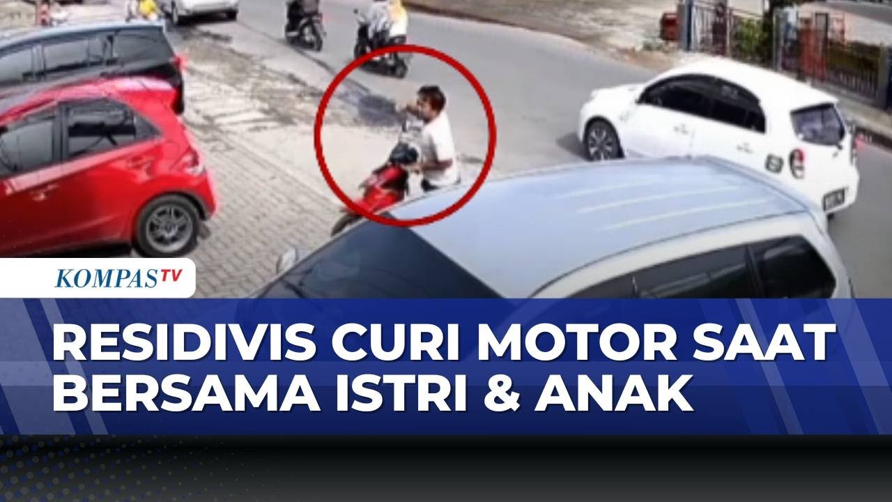 Terekam CCTV, Residivis Curi Motor saat Hendak Belanja di Minimarket | KOMPAS PAGI
