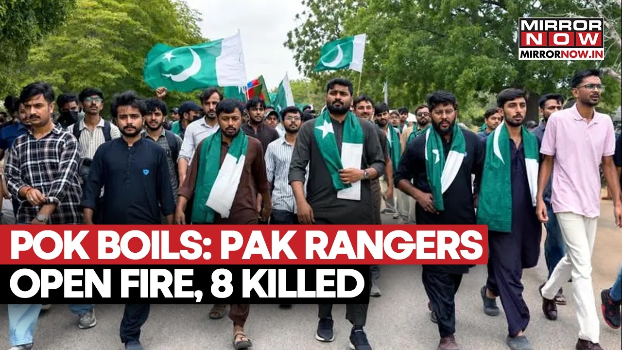 PoK Boils: Pakistan Rangers Open Fire At Protesters Marching Towards , 8 Killed