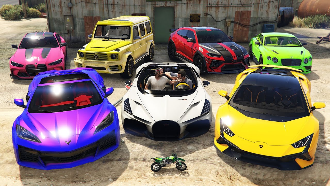 GTA 5 — Тревор угоняет суперкары Майкла! (Смешные моменты)