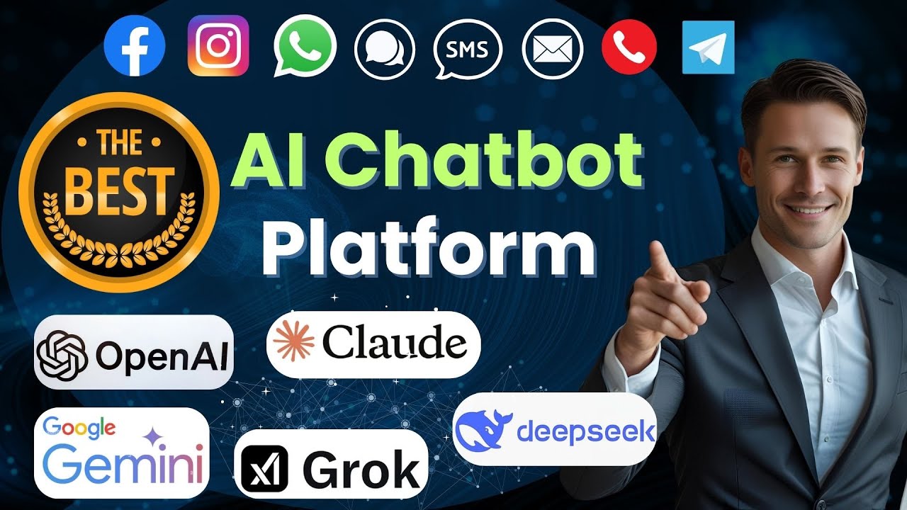 Powerful Omni-Channel AI Chatbot Platform No Code -  Facebook, Instagram, WhatsApp, SMS, VoiceAI etc