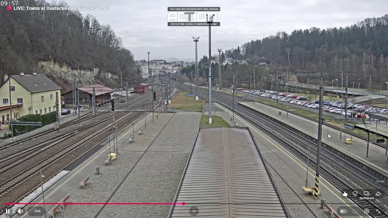 Hlášení a vlaky Ústí nad Orlicí + rj 258 + Zpoždění ze směru Praha (až 180 min) 21.12.2025 [HaVIS 3]