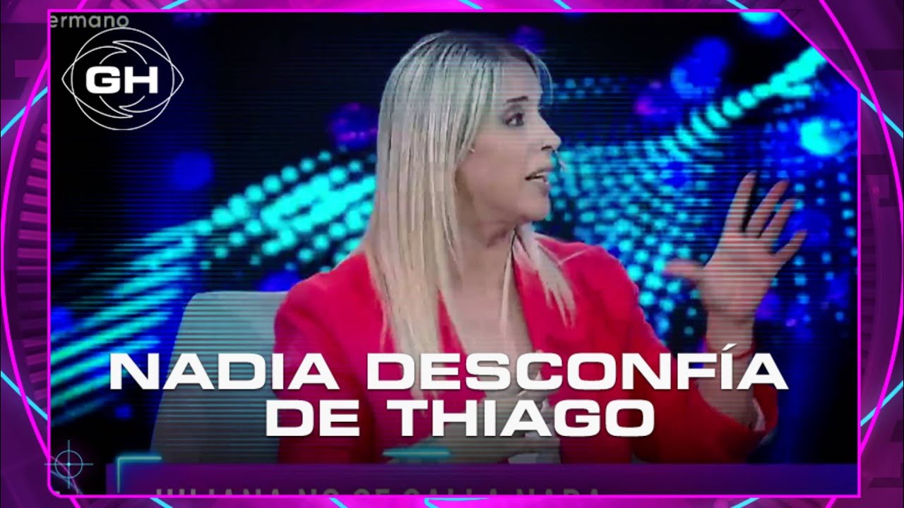 Nadia Epstein desconf&iacute;a de Thiago: 