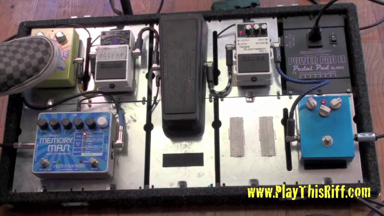 Bob Balch of Fu Manchu - Pedal Board Part 1