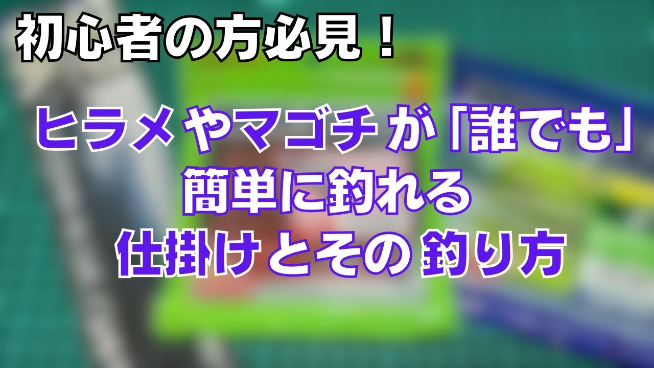 【初心者の方必見！】誰でも簡単にマゴチやヒラメを釣れる仕掛けと釣り方