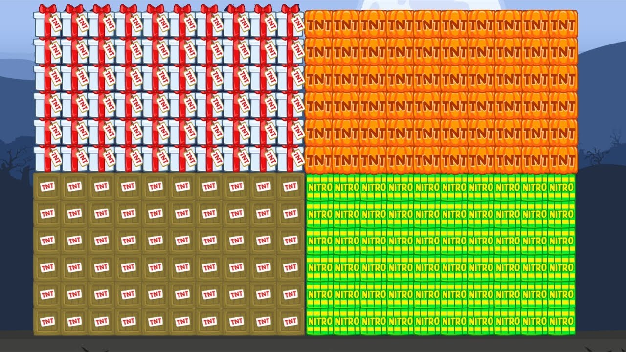 Bad Piggies - INTERESTING ALL KIND OF TNT IN BAD PIGGIES 2.3.3
