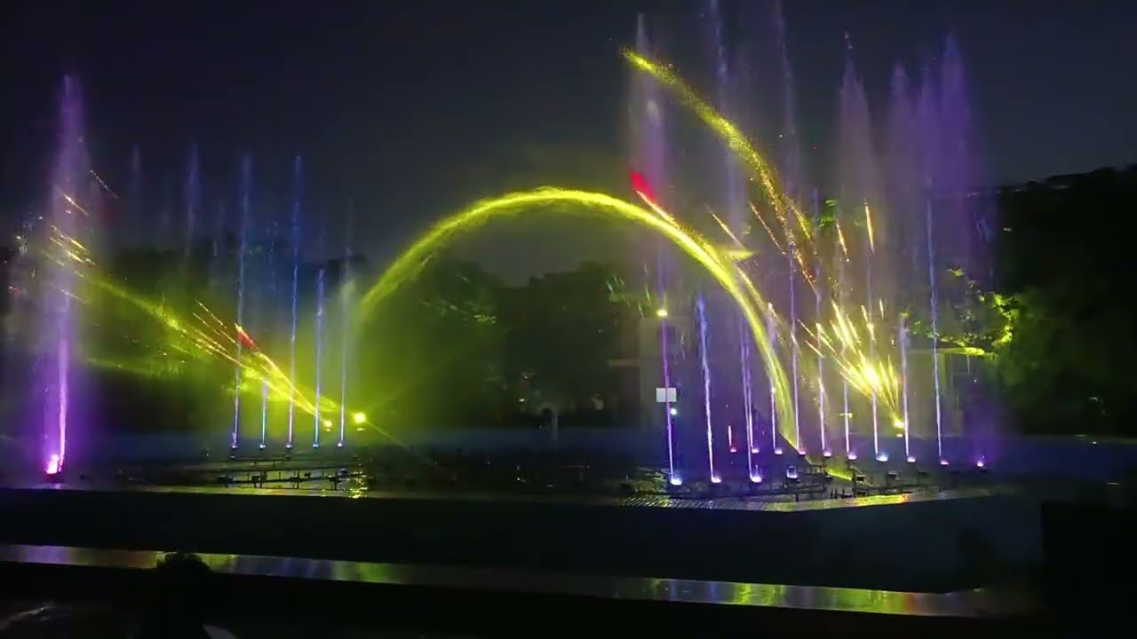 Leisurervelly park gurgaon #leisurevellyparkgurgao #fountainshow 