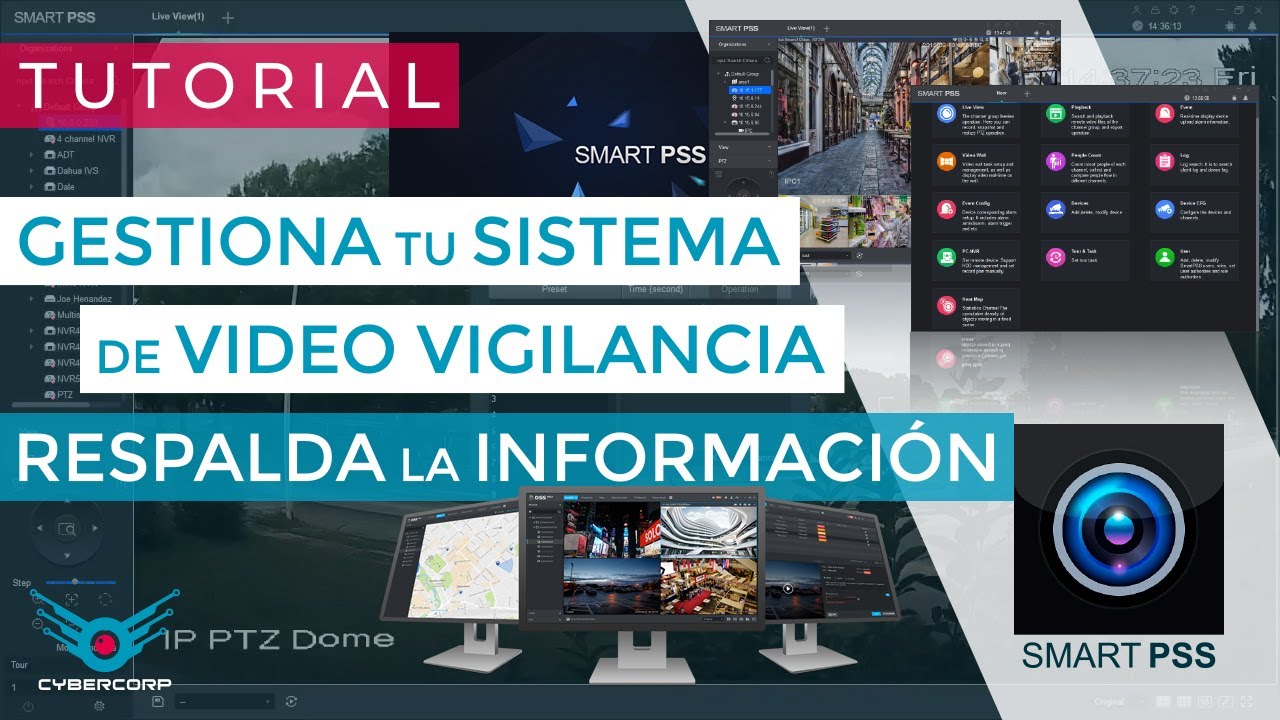 Smart PSS - GESTIONA tu Sistema de VIDEOVIGILANCIA - Respalda la Información Importante