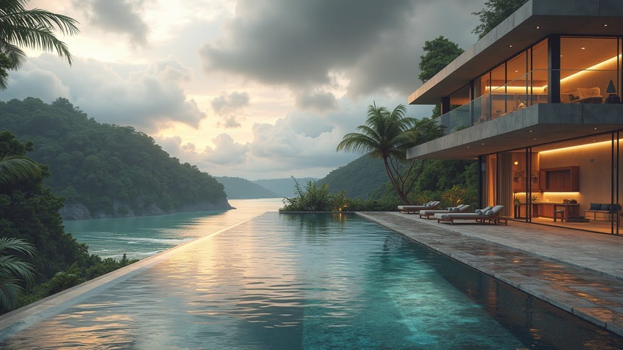 Тропические Дип-Хаус Вайбы | Роскошный Островной Чилаут Микс | Музыка для Релаксации на Закате