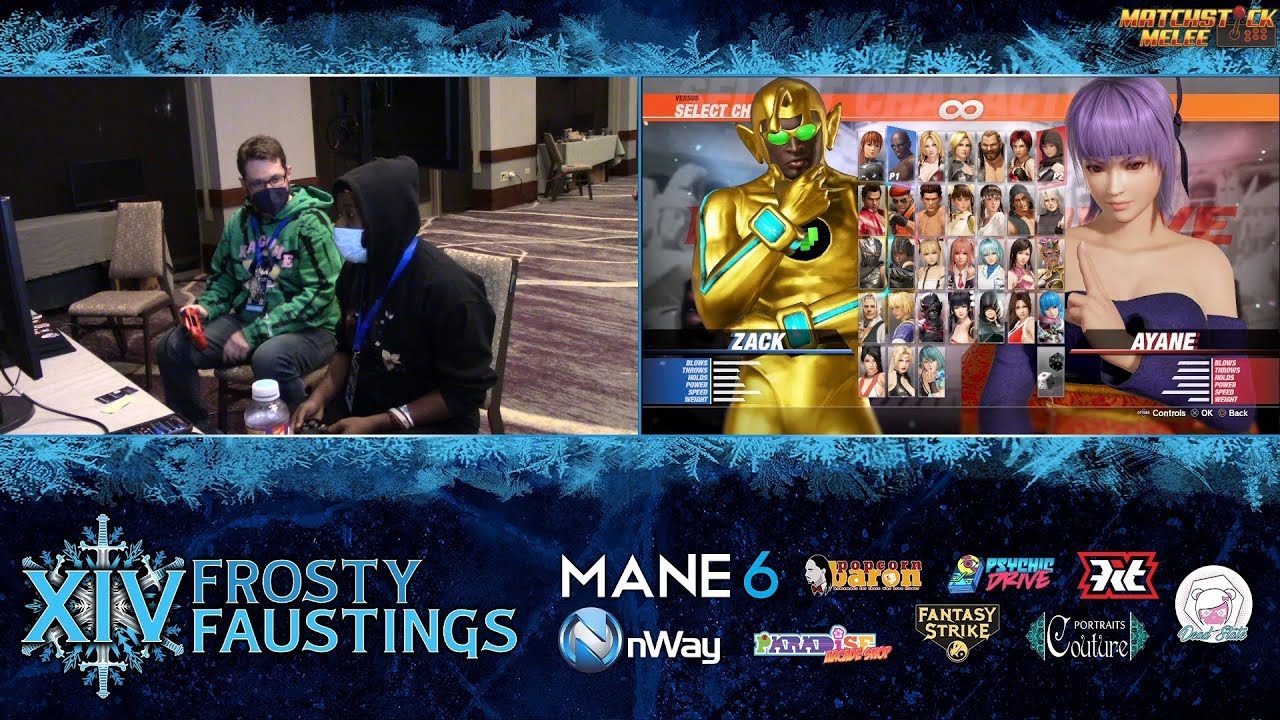 Dead or Alive 6 Top 4 @ Frosty Faustings XIV 2022 ☆Time Stamped☆