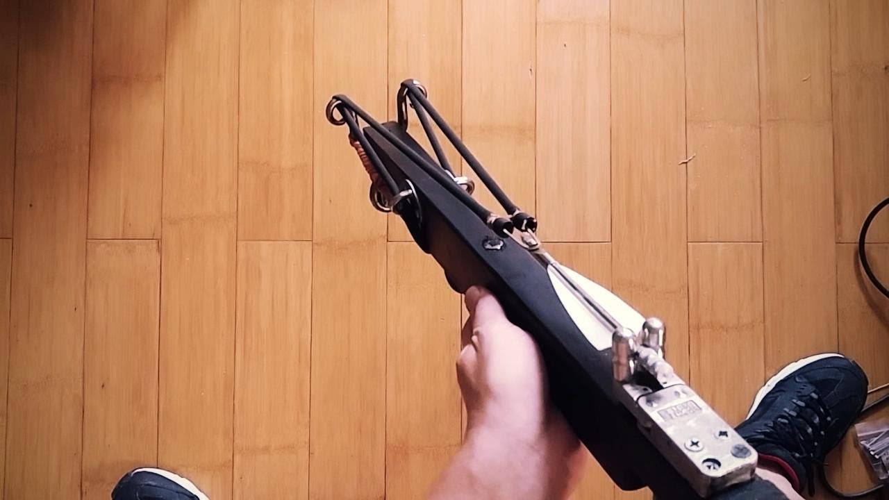 homemade Slingshot rifle