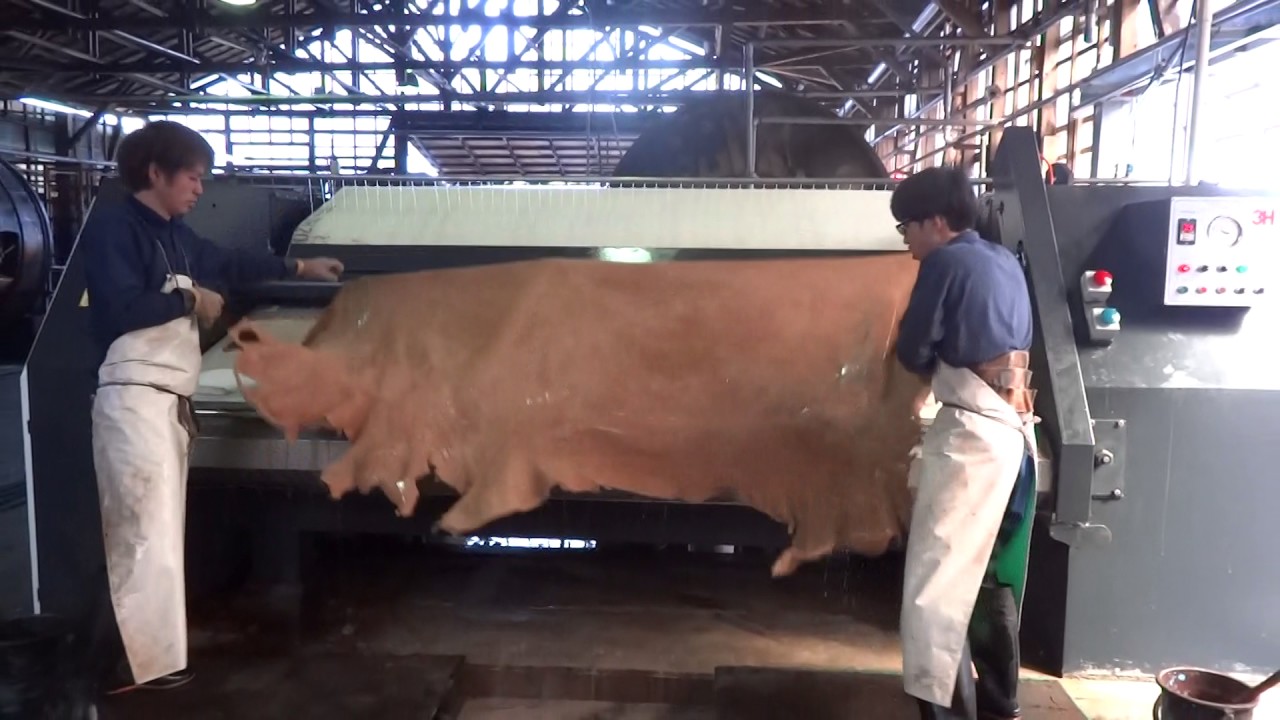 Through Feed Sammying machine in Japan 2017 (Vegetable hides)