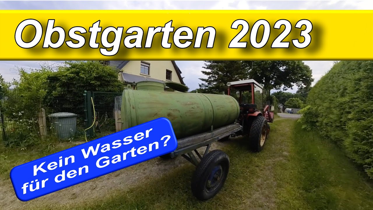 Kein Wasser zum Gie&szlig;en?! Mit dem Oldtimer-Wasserwagen und dem Gutbrod 4300D zum Brunnen.