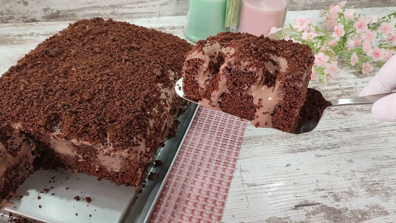 Популярный вкуснейший пирог ШОКОЛАДНЫЙ ВУЛКАН! Самый нежный, быстрый, бюджетный!