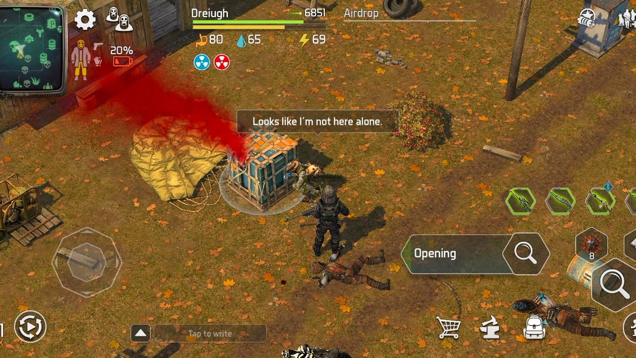 EASY AIRDROP IN RED ZONES! - Collecting Dark Shards | Dawn of Zombies Survival