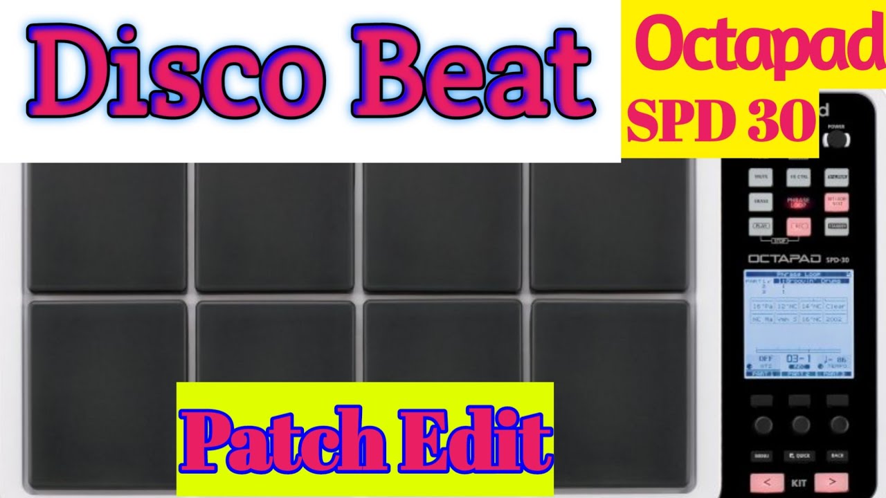 Disco Beat on Octapad SPD 30 | Octapad Music | Pad Music by Koushik
