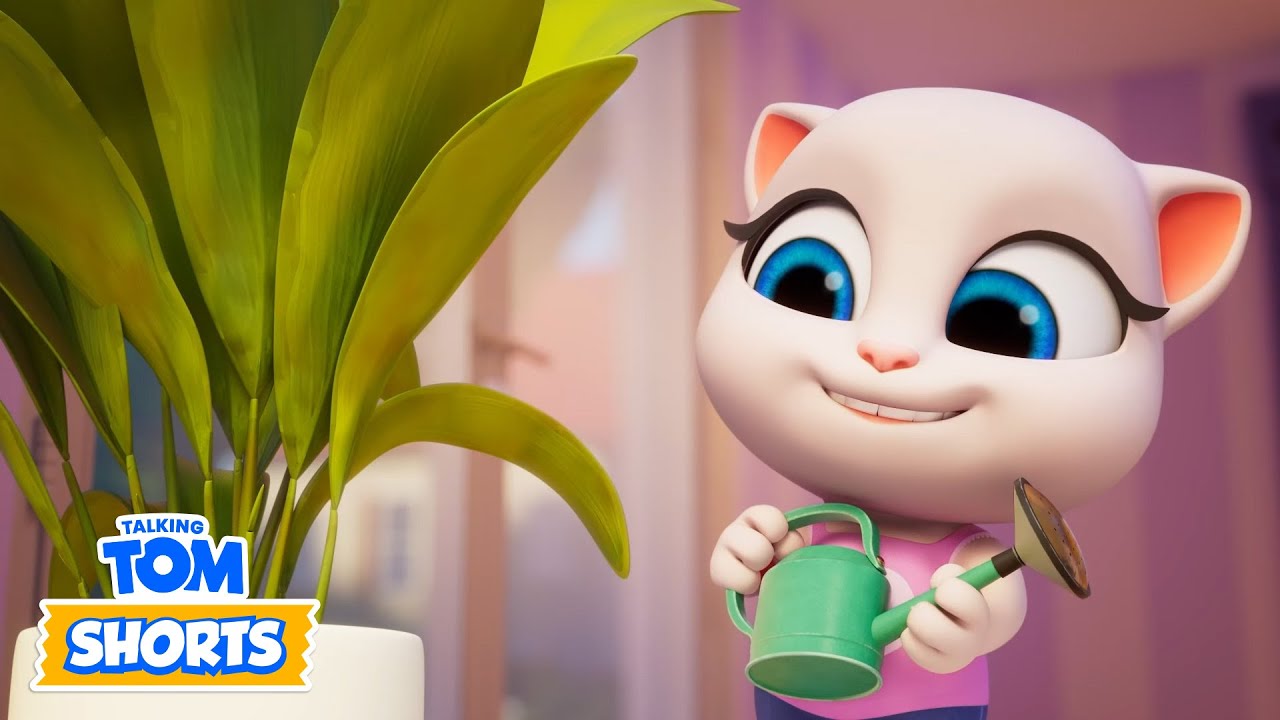 Gartenwachstumstrank | Talking Tom | Spaßige Videos für Kinder - Cartoons