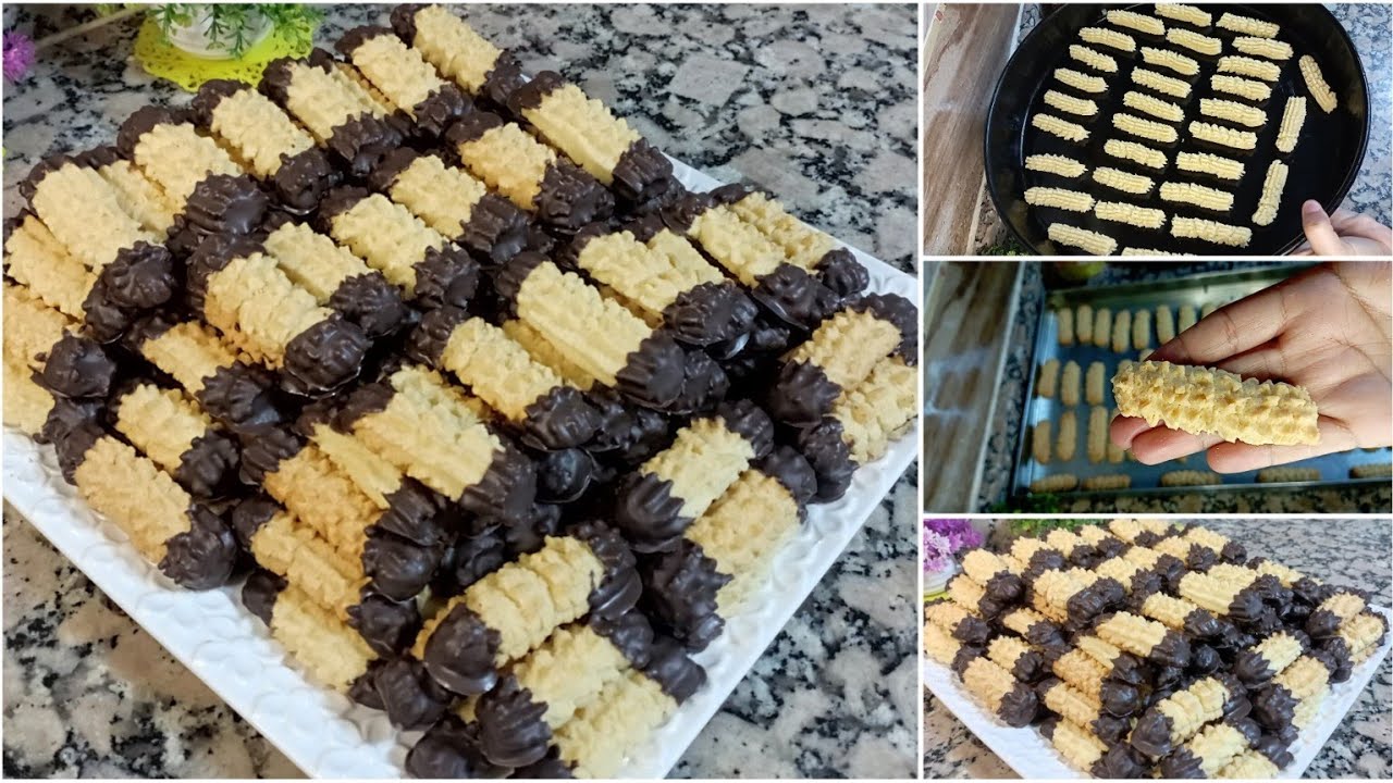 حلوة دواز اتاي  أصابع الشوكولاطة أو حلوة البوق اقتصادية ولذيدة  بكمية وفيرة