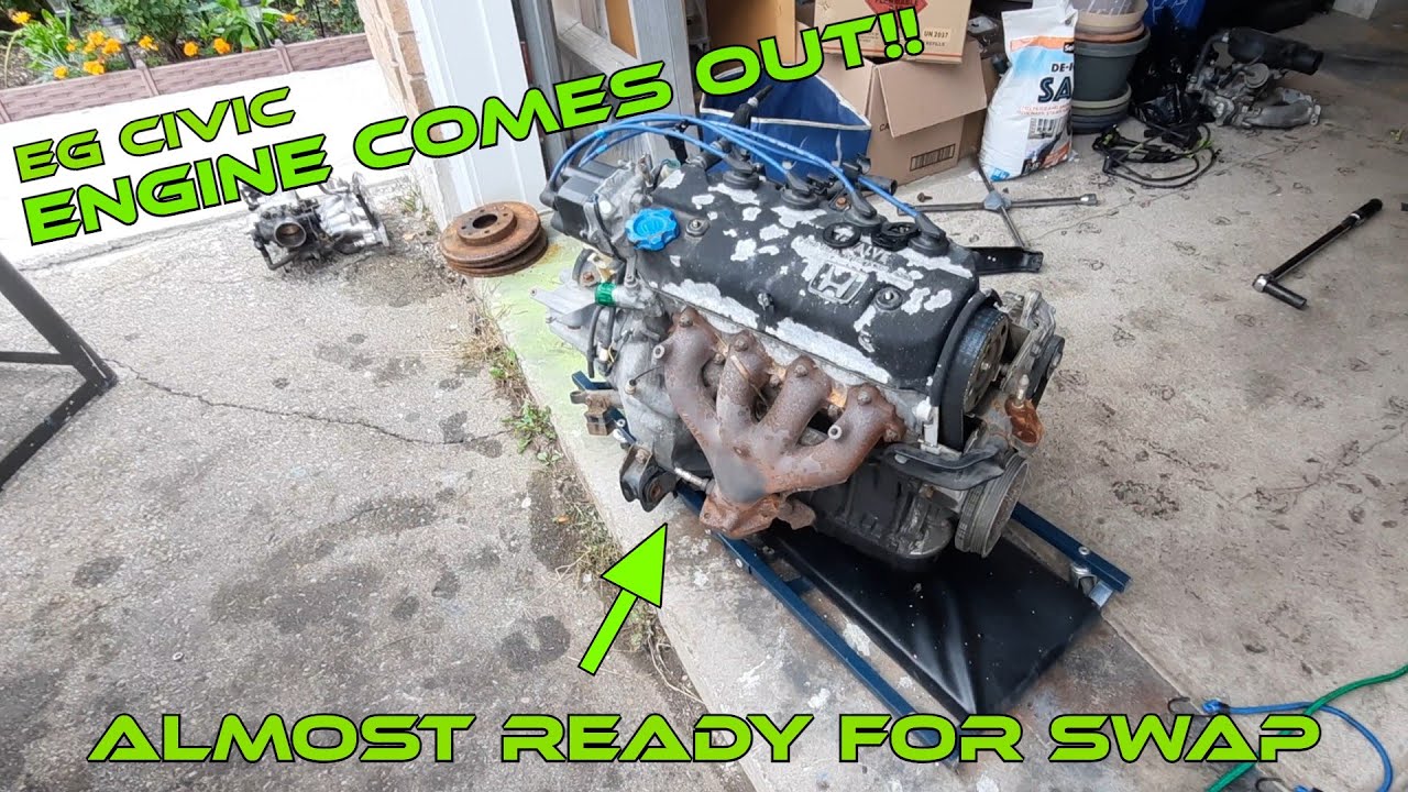 EG Civic engine removal (D15B)