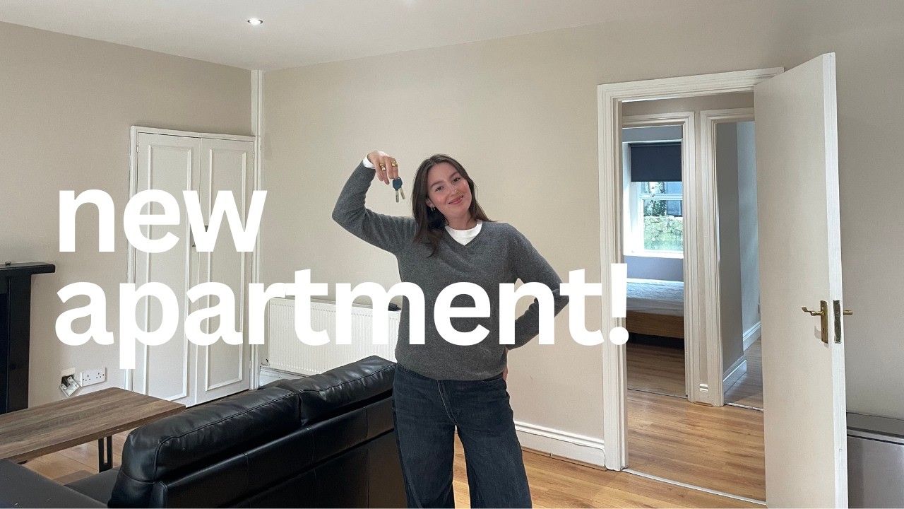 new apartment! | moving vlog, apartment hunting in dublin