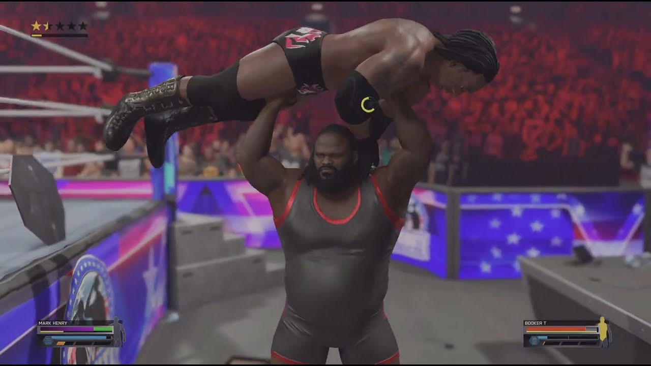 WWE 2K25 - Mark Henry Vs Booker T