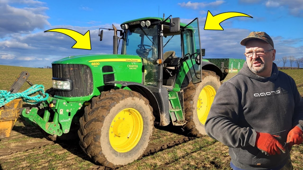 Nieudany Wyjazd w Pole .. - Marek Uczy się Obsługi JOHN DEEREa 6830