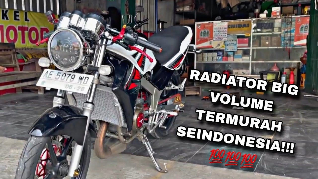 UPGRADE RADIATOR KAWASAKI NINJA R 150 SUPERKIPS!!! RADIATOR JUMBO ALMU TERMURAH SEINDONESIA!!!