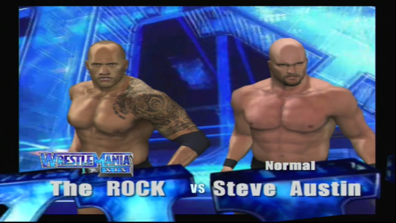 The Rock vs Stone Cold Steve Austin - WWE Raw 2 (Xbox)