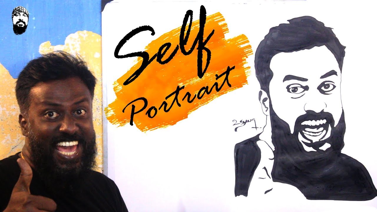 Self Portrait - Udhaya Speed Painting & Interesting Fact