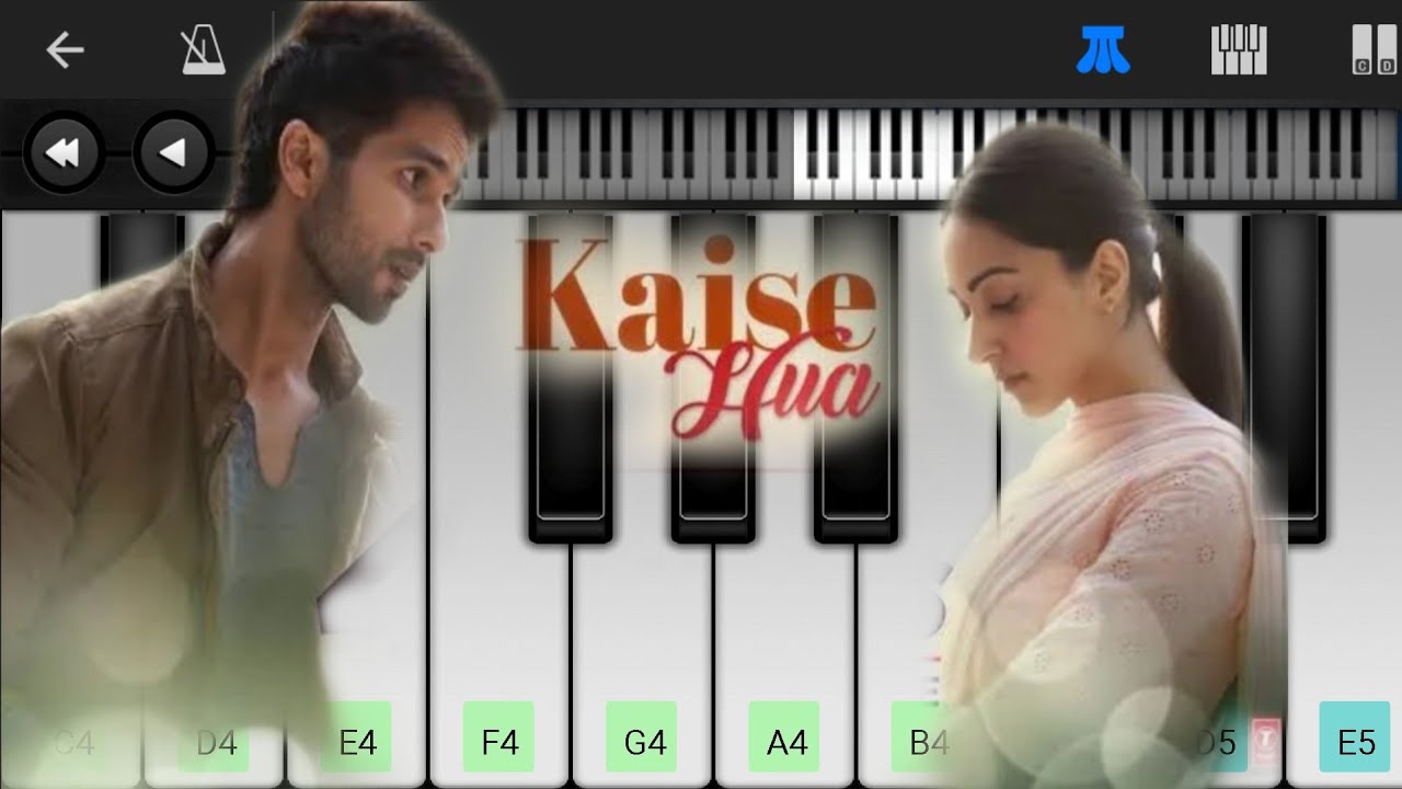 Kabir Singh : Kaise Hua Piano Cover - Easy Mobile Perfect Piano Tutorial | Jarzee Entertainment