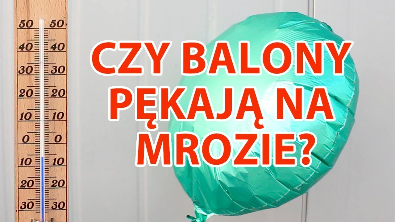 Jak balony foliowe reagują na mróz?