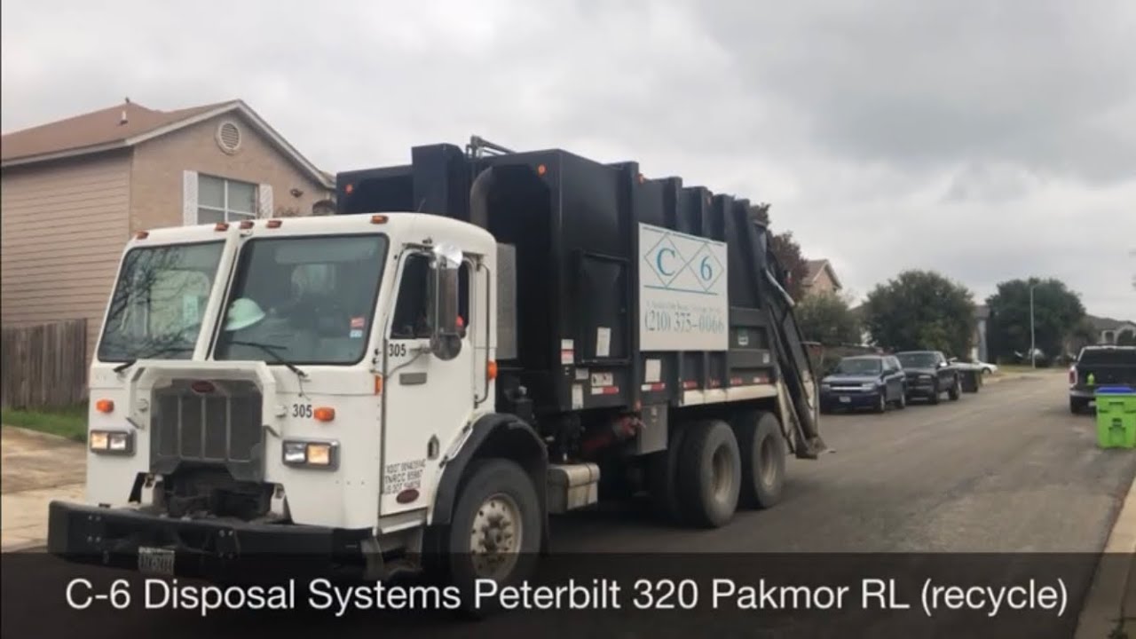 C-6 Disposal Systems Peterbilt 320 Pakmor RL  (Recycle)