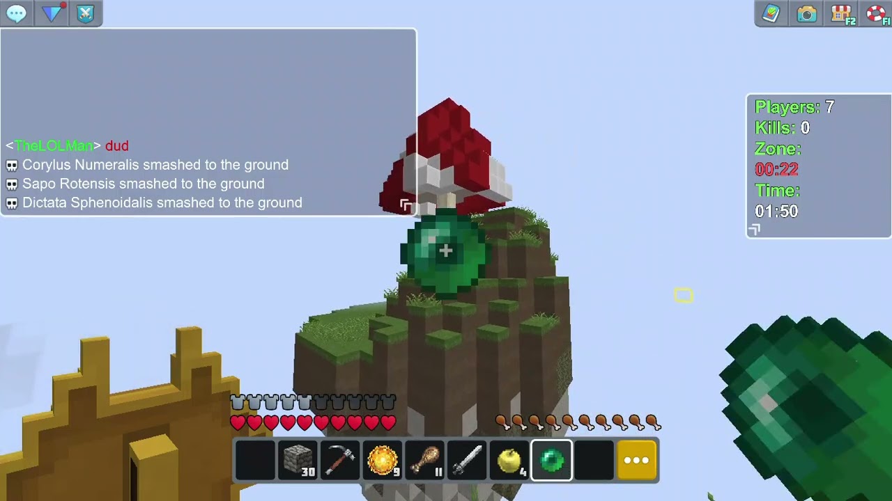First Time Playing Sky Wars in Planet Craft:)