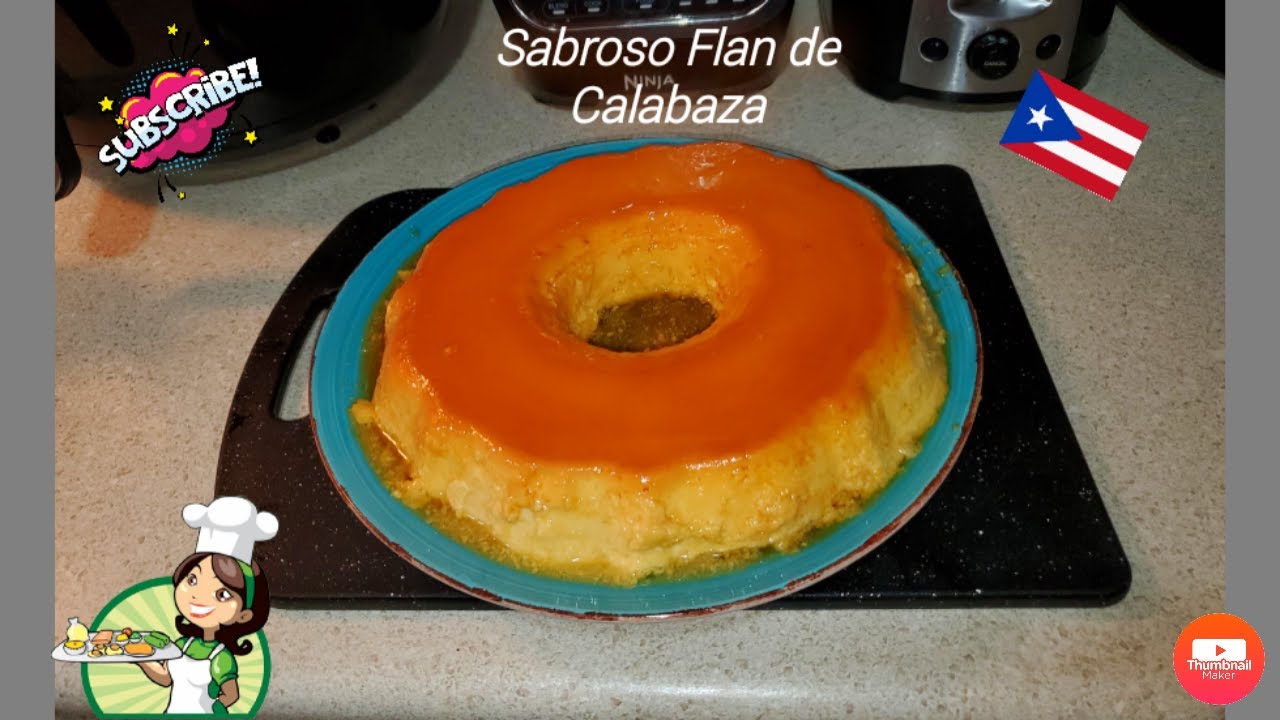 Flan de Calabaza Al Estilo Boricua