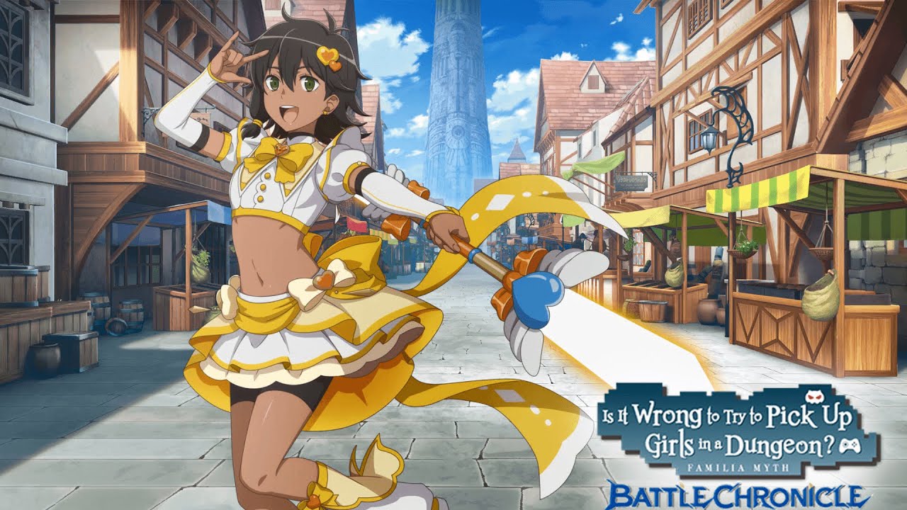 【ダンクロ】Sunny Smile Tiona Hiryute Danmachi Battle Chronicle Character Story