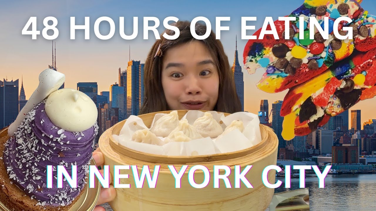 Eating through New York City in 48 hours! NYC Best Eats + Sights