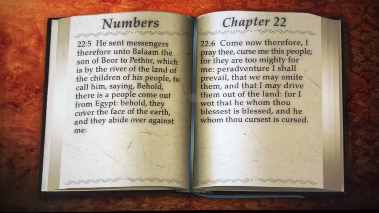 Numbers Chapters 21 and 22 For March 9