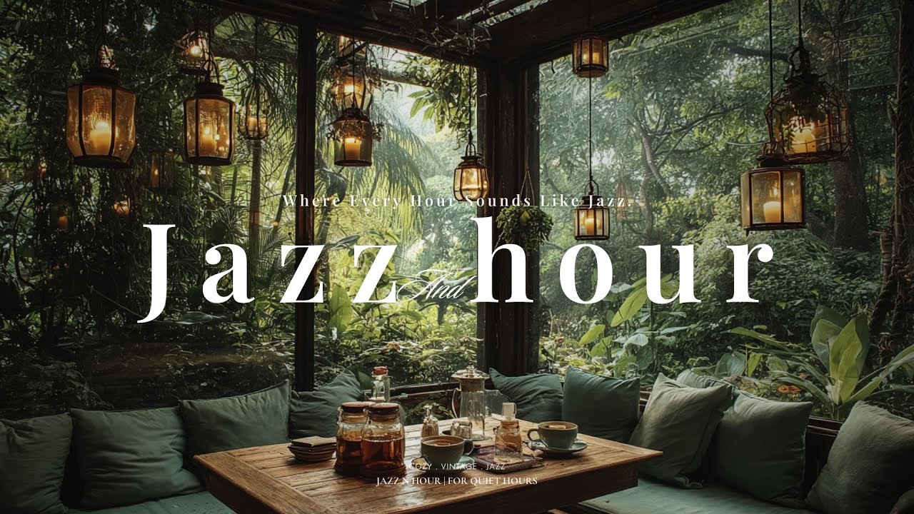 [𝐏𝐥𝐚𝐲𝐥𝐢𝐬𝐭] Тихий джаз в лесном кафе 🌿☕ Снять стресс и войти в фокус 🎷Jazznhour