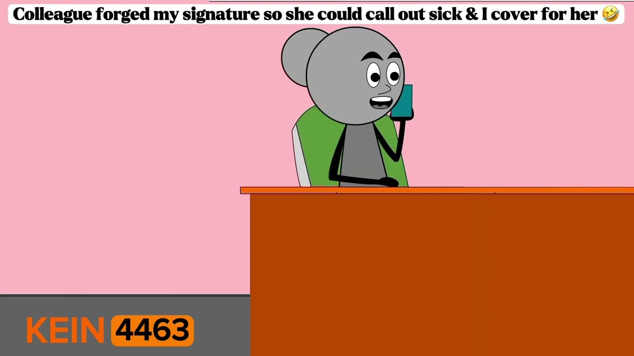 Colleague forged my signature so she could call out sick & I cover for her 🤣| AC: @faithbryant6770