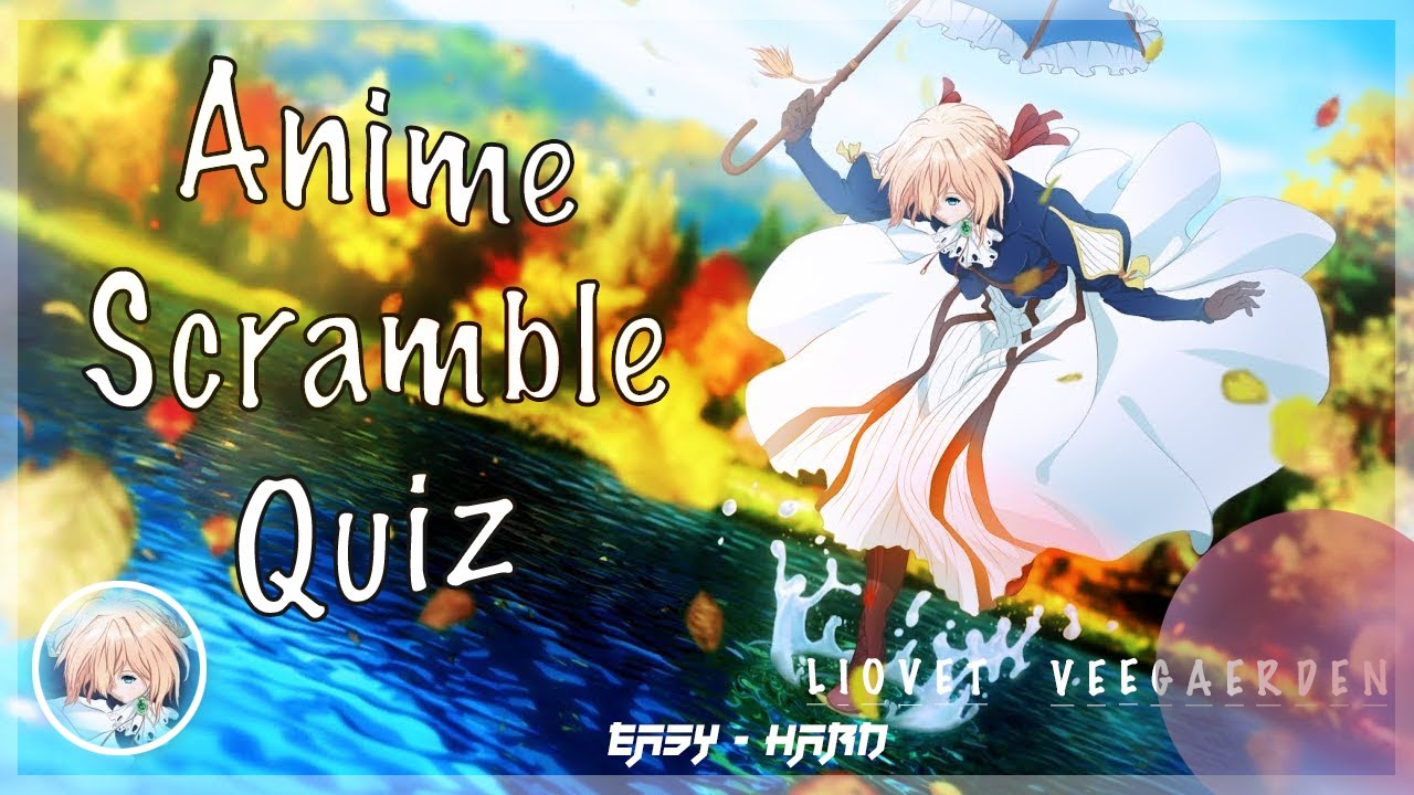 Can you unscramble the words? | Anime Scramble Quiz | Easy-Hard (15 Animes)