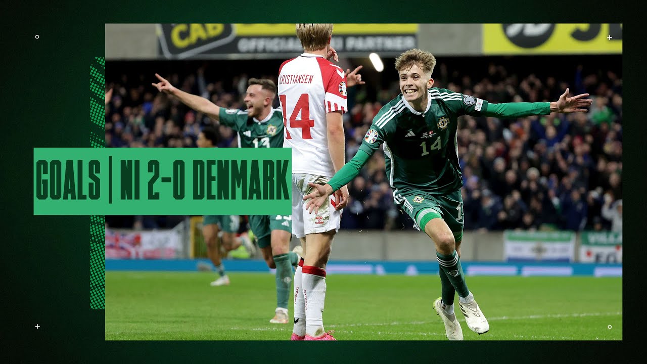 GOALS | Northern Ireland 2-0 Denmark